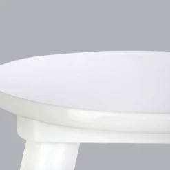 Petit Meuble Enfant|Atmosphera createur d'interieur for kids Tabouret enfant bois (H24 cm) Douceur Blanc