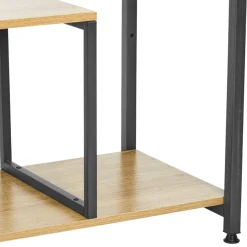 Etagère, Meuble Modulable|OSTARIA Étagère 4 niveaux bois et métal (H130 cm) Anny e Noir