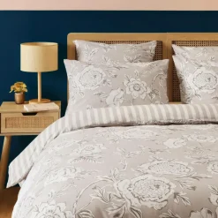 Taie D'Oreiller, Traversin|EMINZA Taie d'oreiller carrée coton (63 x 63 cm) Lara Beige