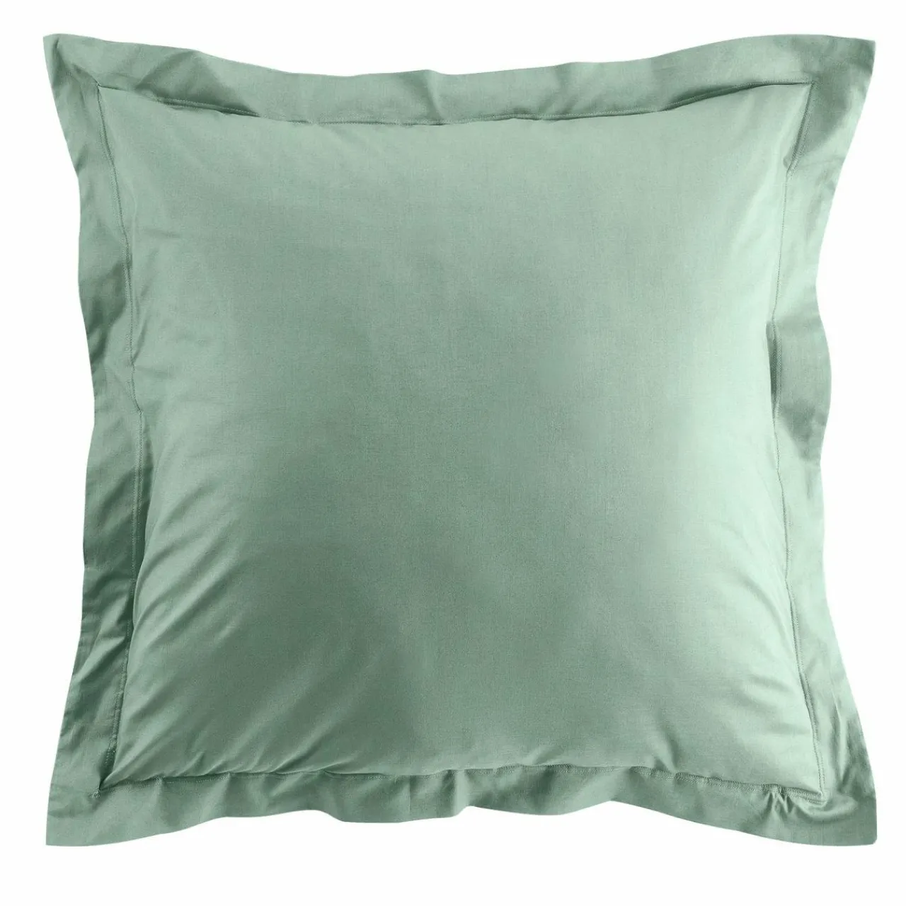 Taie D'Oreiller, Traversin|DOUCEUR D'INTERIEUR Taie d'oreiller carrée coton bio (63 x 63 cm) Biolina Vert sauge
