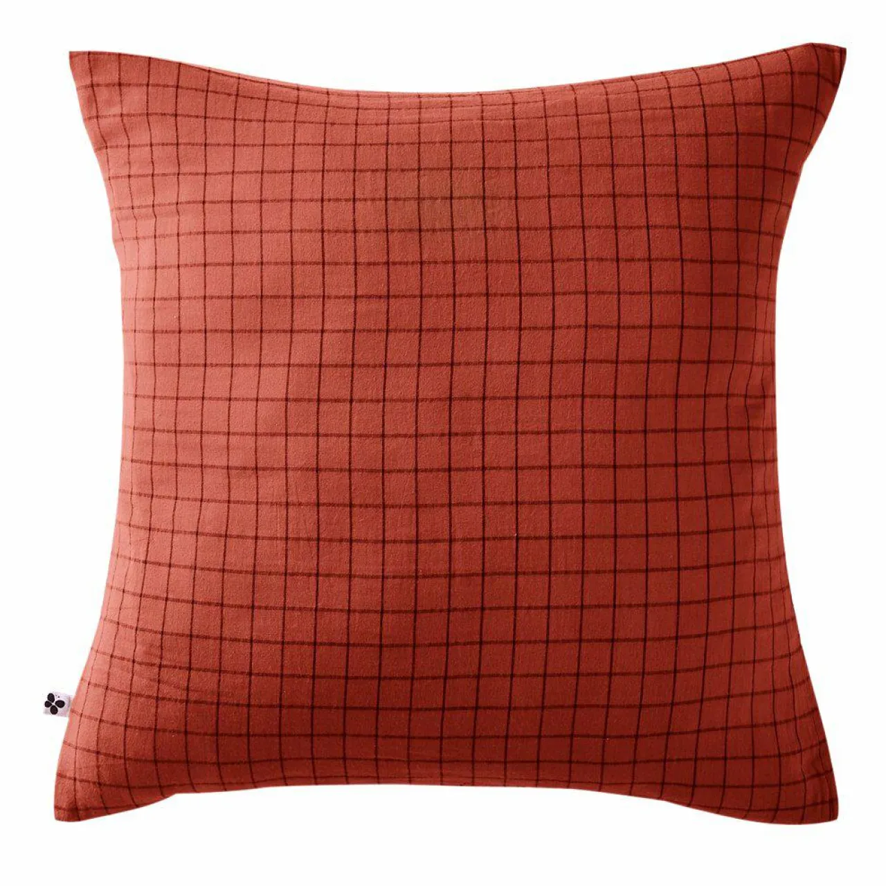 Taie D'Oreiller, Traversin|EMINZA Taie d'oreiller carrée gaze de coton (60 x 60 cm) Gaïa Mix Terracotta