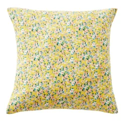 Taie D'Oreiller, Traversin|EMINZA Taie d'oreiller carrée gaze de coton (60 x 60 cm) Abigaël Jaune