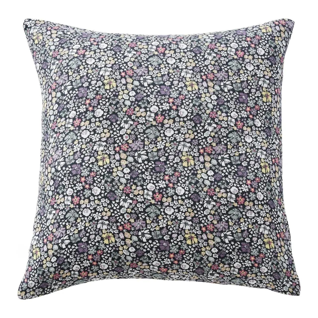 Taie D'Oreiller, Traversin|EMINZA Taie d'oreiller carrée gaze de coton (60 x 60 cm) Elya Violet