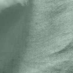 Taie D'Oreiller, Traversin|EMINZA Taie d'oreiller carrée lin lavé (60 x 60 cm) Louise Vert Eucalyptus