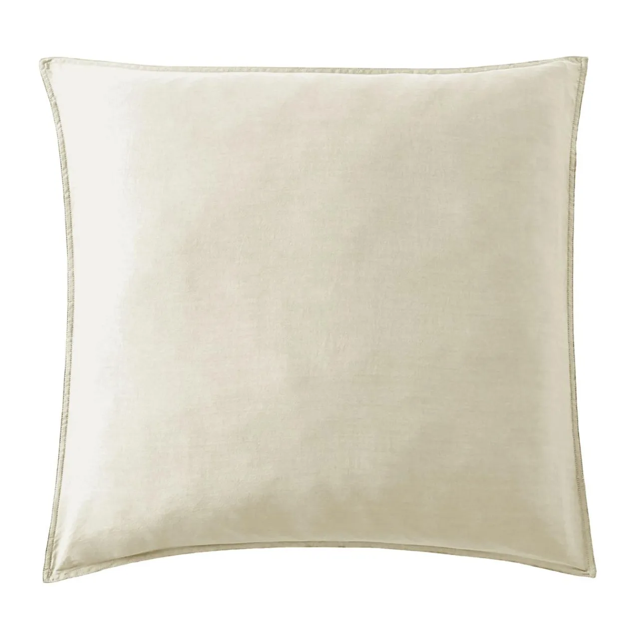 Taie D'Oreiller, Traversin|EMINZA Taie d'oreiller carrée lyocell Tencel™ lavé (80 x 80 cm) Olivia pampa Beige