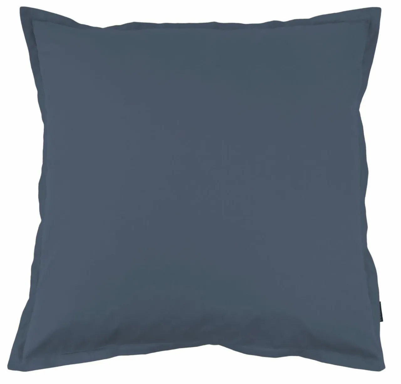 Taie D'Oreiller, Traversin|EMINZA Taie d'oreiller carrée percale de coton (65 x 65 cm) Cali Bleu marine