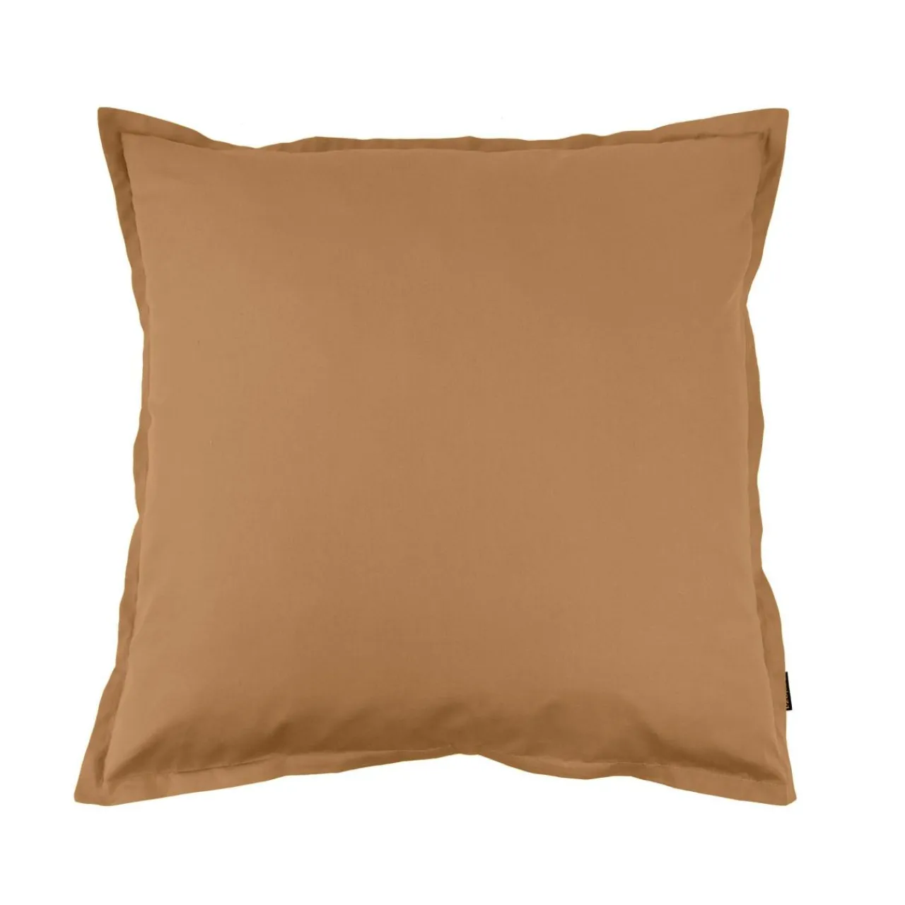 Taie D'Oreiller, Traversin|EMINZA Taie d'oreiller carrée percale de coton (65 x 65 cm) Cali Camel