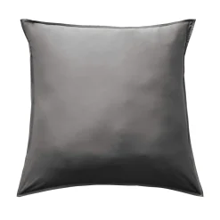 Taie D'Oreiller, Traversin|EMINZA Taie d'oreiller carrée satin de bambou (80 x 80 cm) Sienna granit Gris