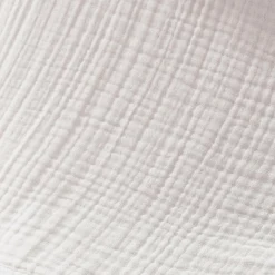 Taie D'Oreiller, Traversin|EMINZA Taie d'oreiller quadruple gaze de coton (50 x 70 cm) Victoria x Gaïa chantilly Blanc