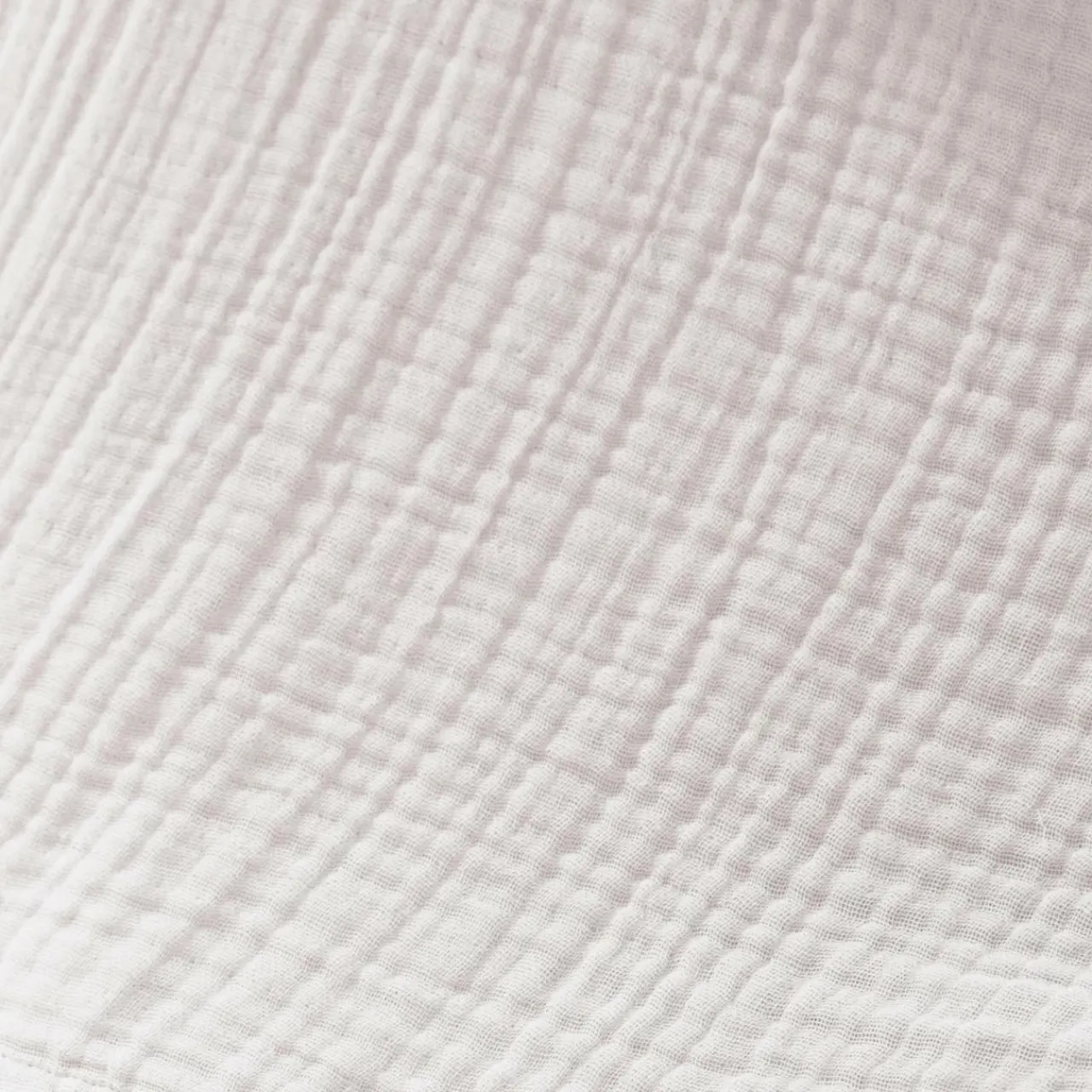 Taie D'Oreiller, Traversin|EMINZA Taie d'oreiller quadruple gaze de coton (50 x 70 cm) Victoria x Gaïa chantilly Blanc