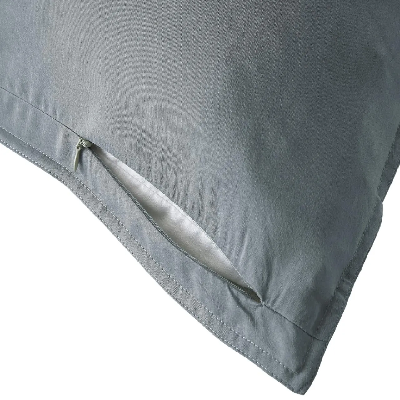 Taie D'Oreiller, Traversin|EMINZA Taie d'oreiller rectangulaire lyocell Tencel™ lavé (50 x 70 cm) Olivia stone Bleu