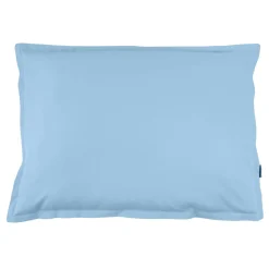 Taie D'Oreiller, Traversin|EMINZA Taie d'oreiller rectangulaire percale de coton (50 x 70 cm) Cali Bleu Ciel