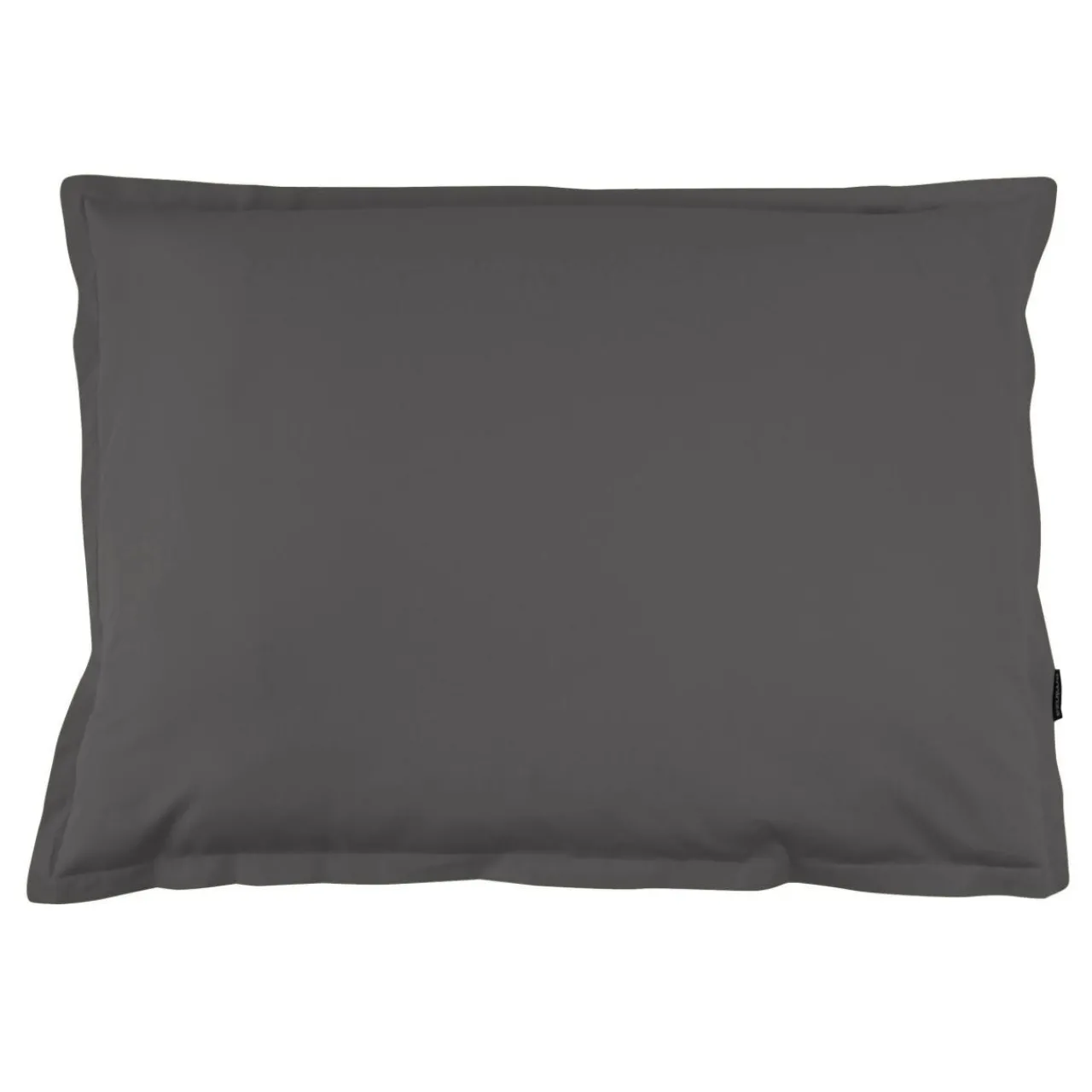 Taie D'Oreiller, Traversin|EMINZA Taie d'oreiller rectangulaire percale de coton (80 cm) Cali Gris Anthracite
