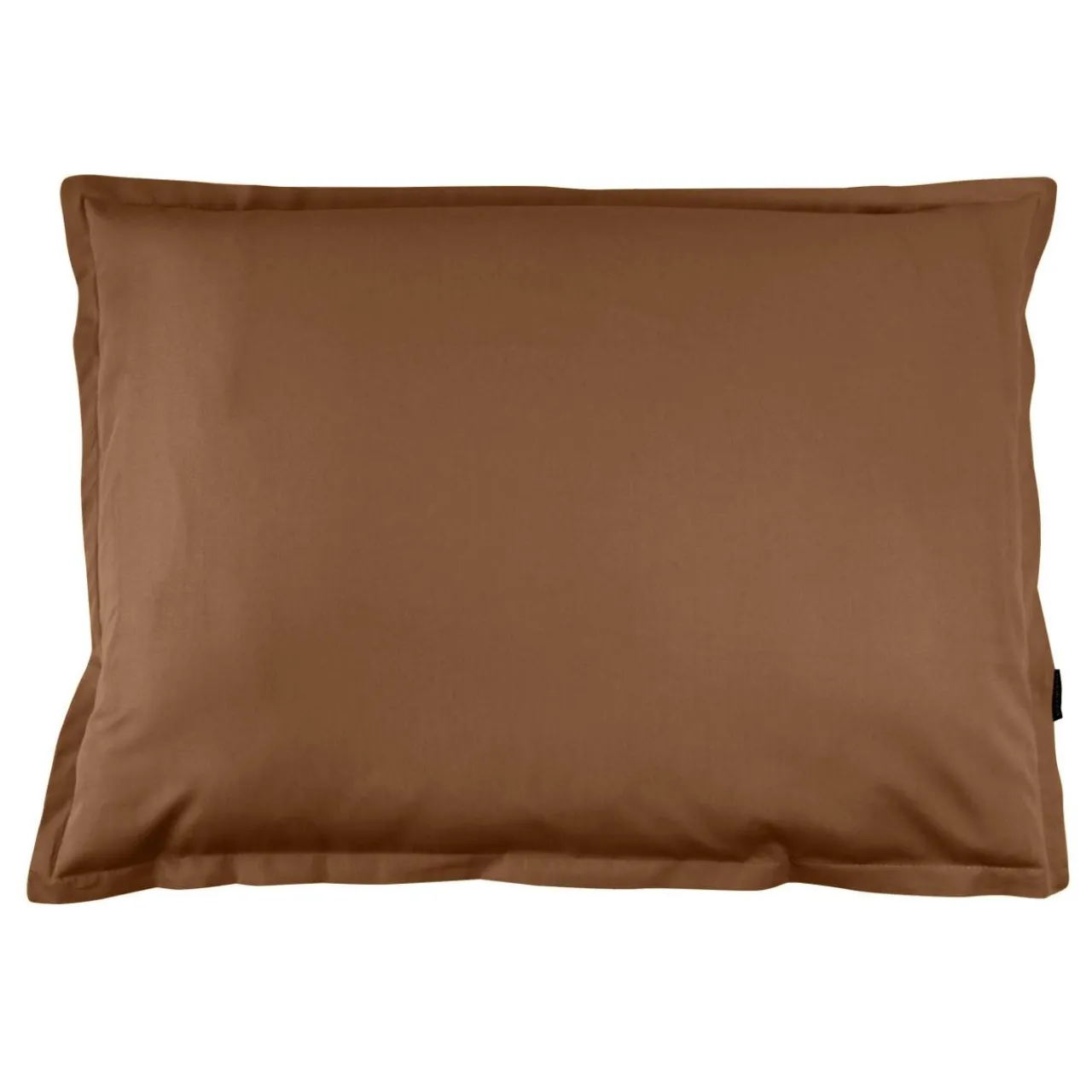 Taie D'Oreiller, Traversin|EMINZA Taie d'oreiller rectangulaire percale de coton (50 x 80 cm) Cali Marron Chocolat