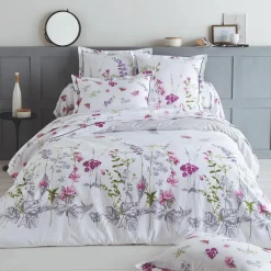 Taie D'Oreiller, Traversin|TRADI LINGE Taie d'oreiller rectangulaire coton (50 x 70 cm) Pretty he Blanc