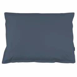 Taie D'Oreiller, Traversin|EMINZA Taie d'oreiller rectangulaire percale de coton (50 x 80 cm) Cali Bleu marine