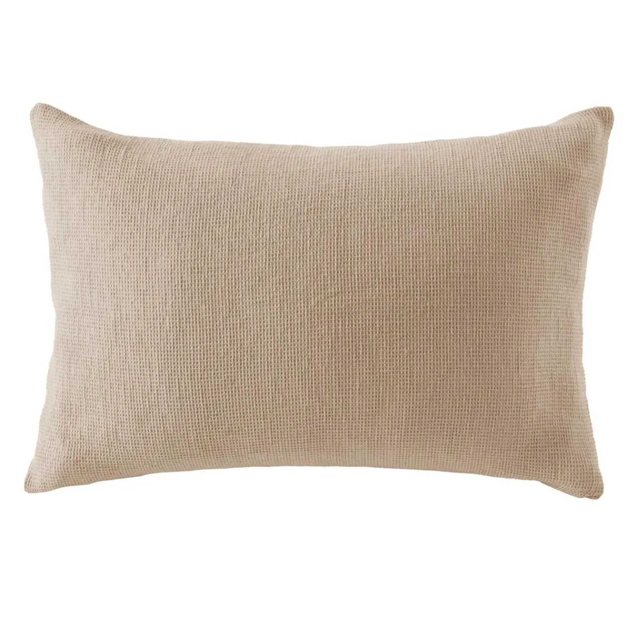 Taie D'Oreiller, Traversin|EMINZA Taie d'oreiller rectangulaire coton nid d'abeille (50 x 80 cm) Eva Ficelle