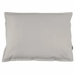 Taie D'Oreiller, Traversin|EMINZA Taie d'oreiller rectangulaire percale de coton (50 x 70 cm) Cali Gris clair