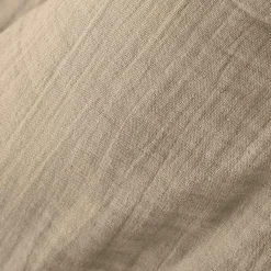 Taie D'Oreiller, Traversin|EMINZA Taie d'oreiller rectangulaire gaze de coton (50 x 70 cm) Gaïa Ficelle