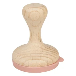 Jouet, Cadeau De Naissance|OSTARIA Tampon pour pâte à modeler bois et 6 disques silicone (H7,5 cm) Beige