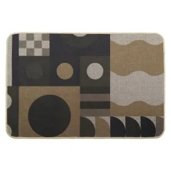 Tapis Multi-Usage|LUANCE Tapis antidérapant (40 x 60 cm) Geo Beige
