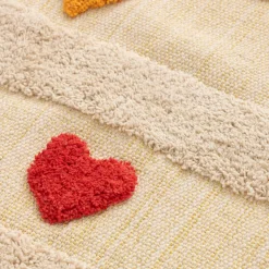 Tapis Enfant|Tapis Enfant|Atmosphera cru017dateur d'intu017drieur for kids Tapis antidérapant enfant coton (120 x 170 cm) Amour Multicolore