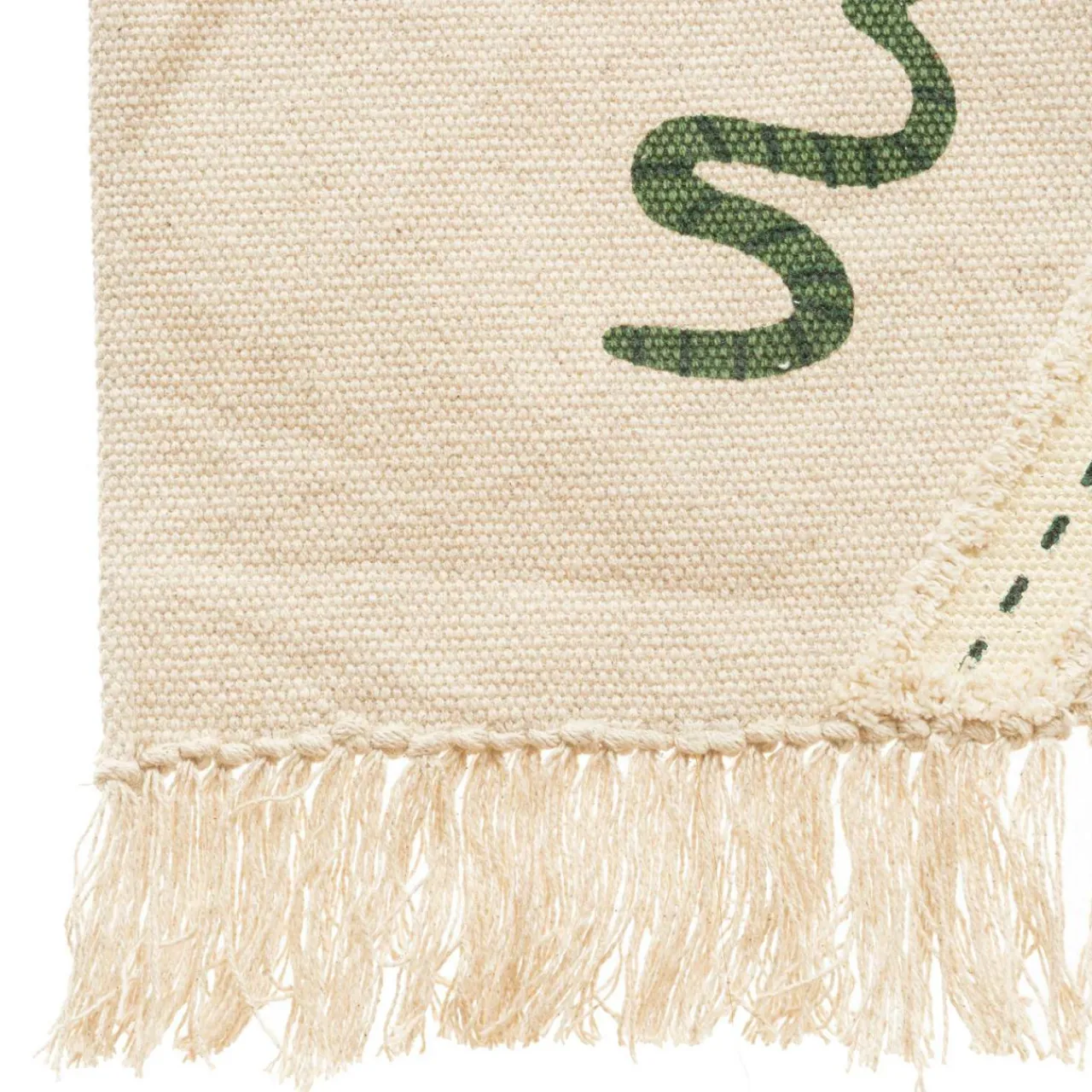 Tapis Enfant|Tapis Enfant|Atmosphera createur d'interieur for kids Tapis coton enfant (150 x 100 cm) Carte jungle Multicolore