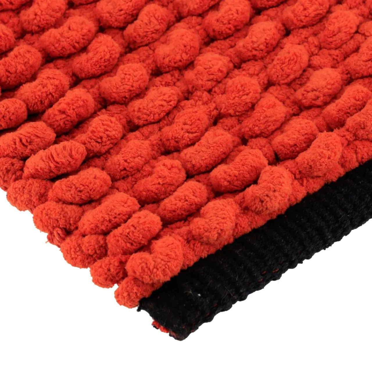 Linge De Bain|Tapis De Bain|TENDANCE Tapis de bain (120 cm) Black Line / noir Terracotta