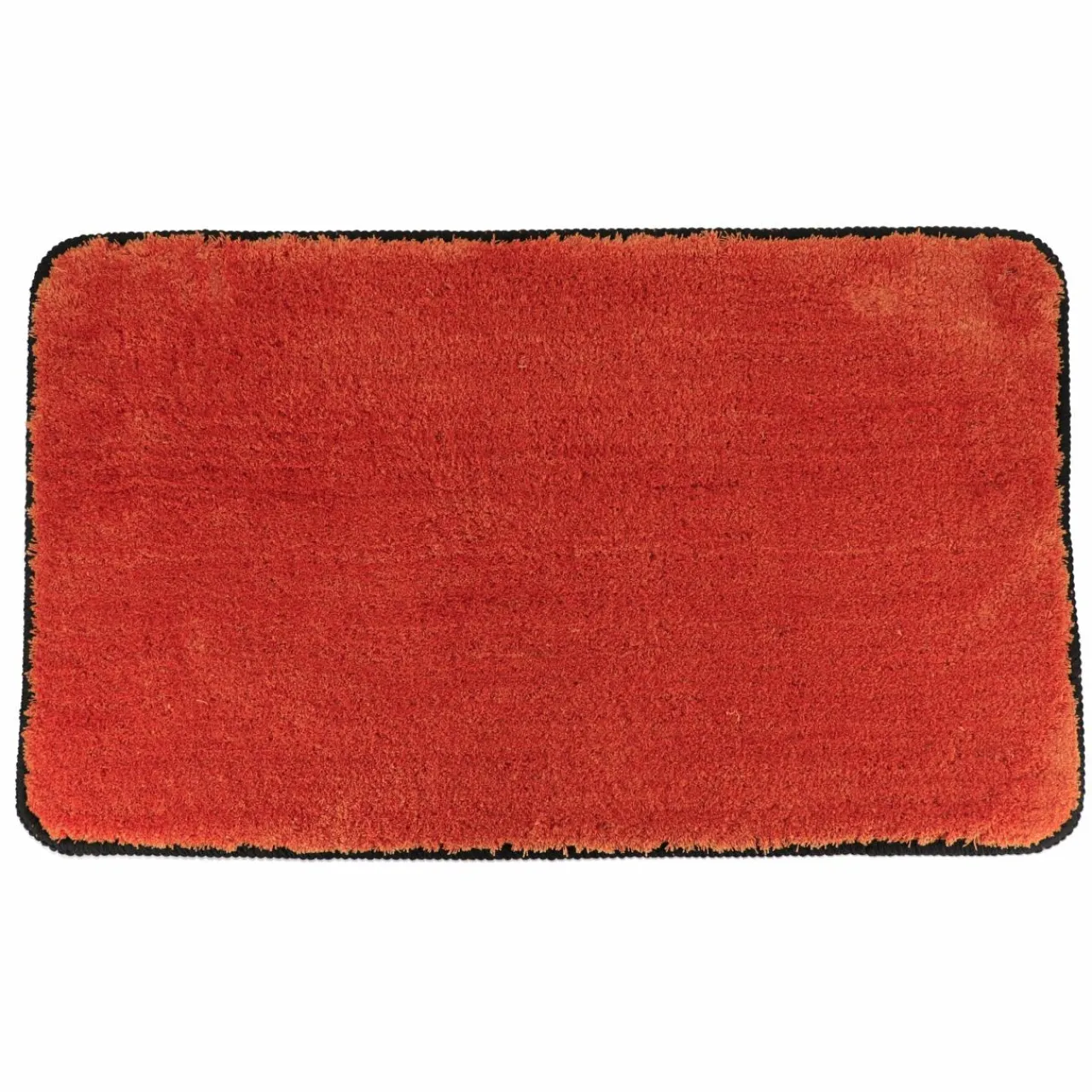 Linge De Bain|Tapis De Bain|TENDANCE Tapis de bain antidérapant (75 x 45 cm) Black Line / noir Terracotta
