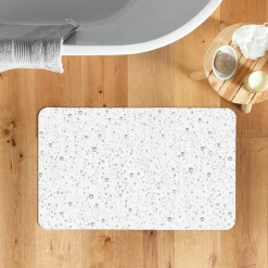 Linge De Bain|Tapis De Bain|douceur d'intu017drieur Tapis de bain antidérapant (120 x 50 cm) Splash Gris