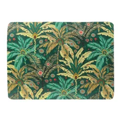 Linge De Bain|Tapis De Bain|TENDANCE Tapis de bain caoutchouc naturel antidérapant (45 x 60 cm) Rêve d'ailleurs Vert