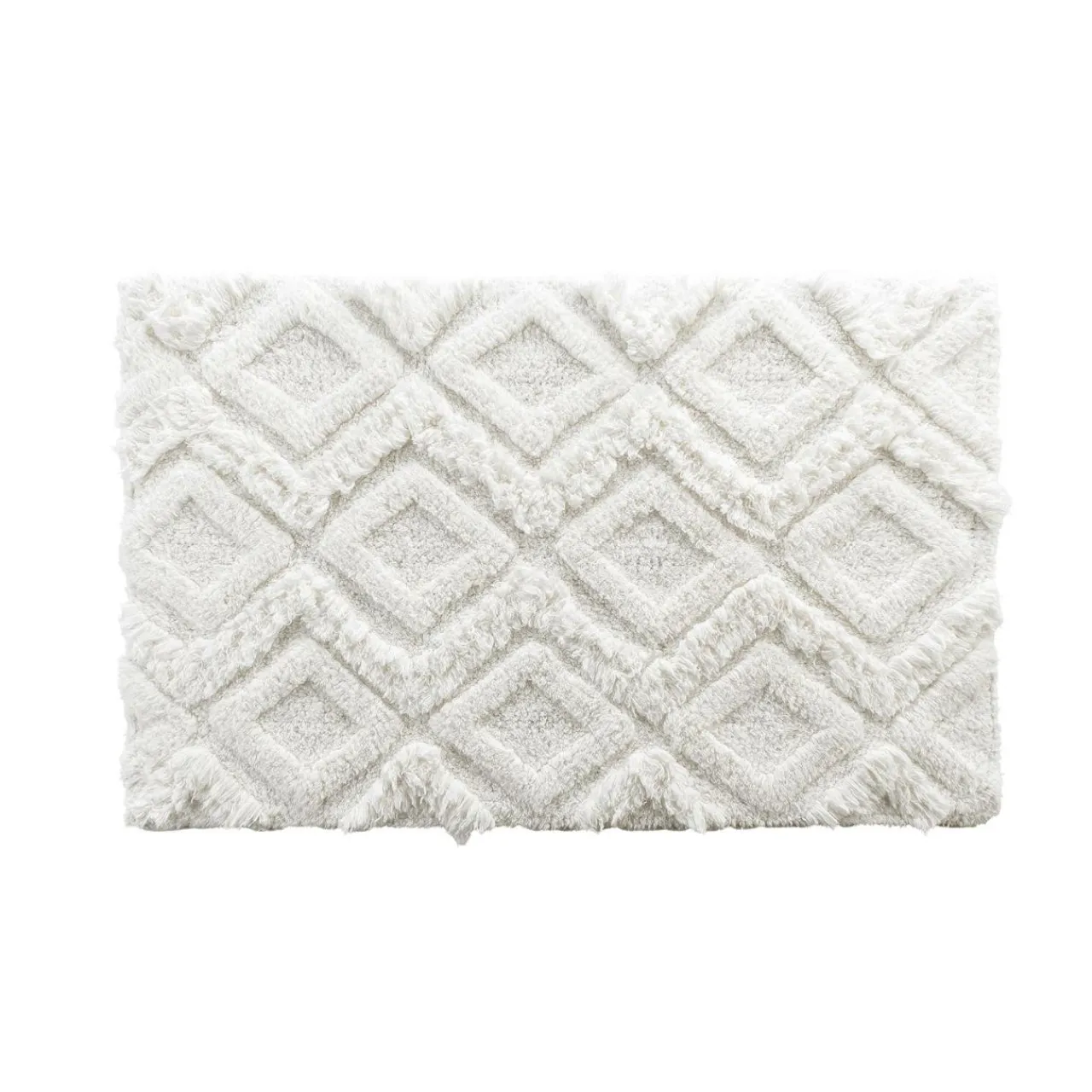 Linge De Bain|Tapis De Bain|Douceur d'intu017drieur Tapis de bain coton (50 x 80 cm) Ikatis Blanc