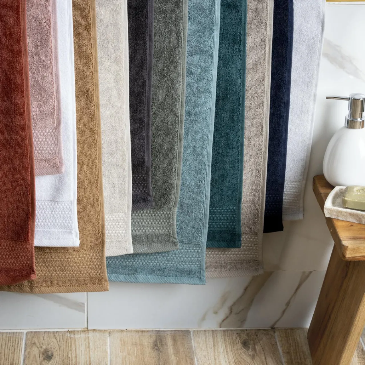 Linge De Bain|Tapis De Bain|EMINZA Tapis de bain coton bio (50 x 70 cm) Méline Camel