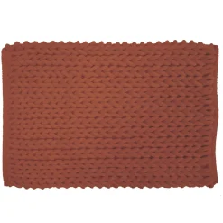 Linge De Bain|Tapis De Bain|douceur d'intu017drieur Tapis de bain en coton (50 x 80 cm) Ariel Terracotta