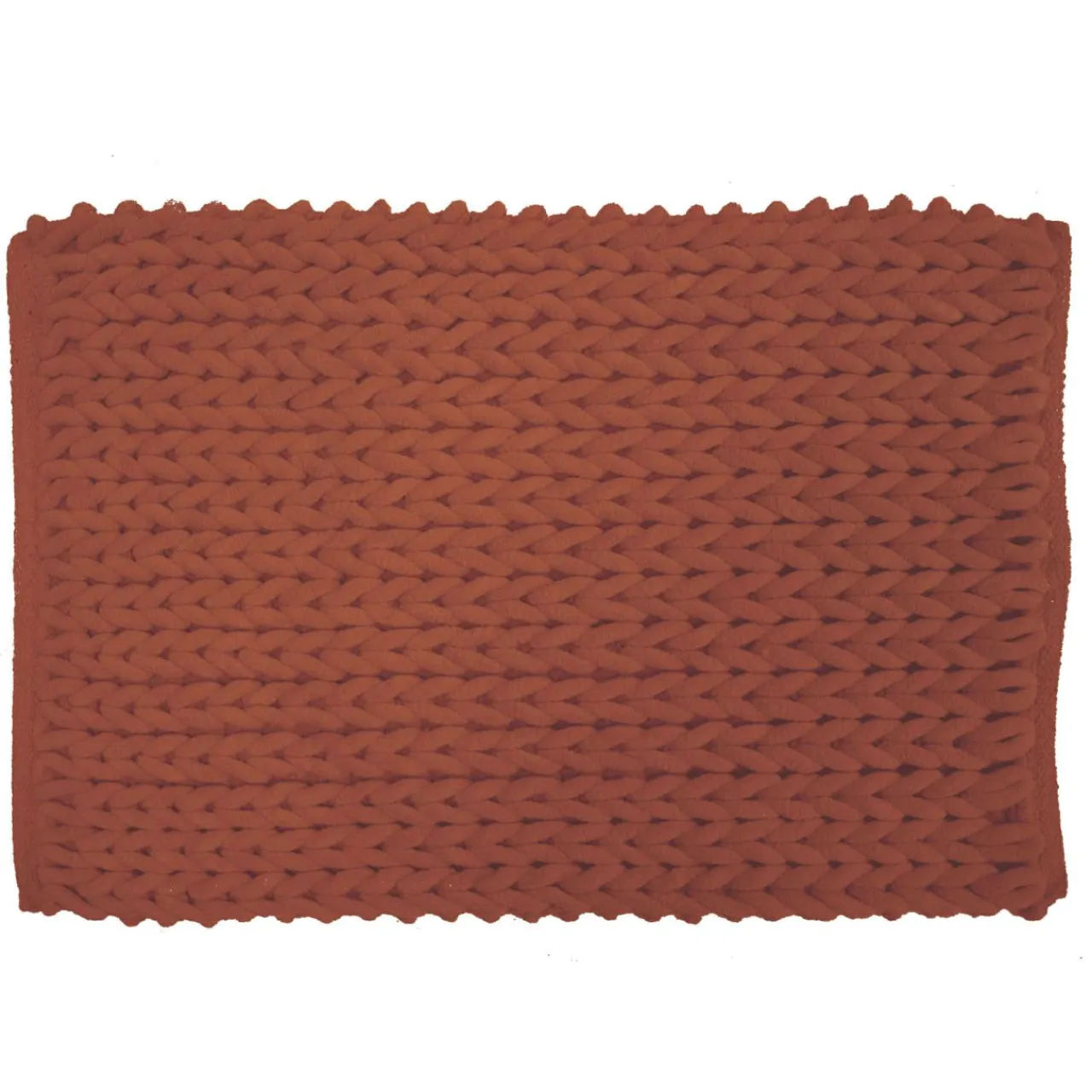 Linge De Bain|Tapis De Bain|douceur d'intu017drieur Tapis de bain en coton (50 x 80 cm) Ariel Terracotta