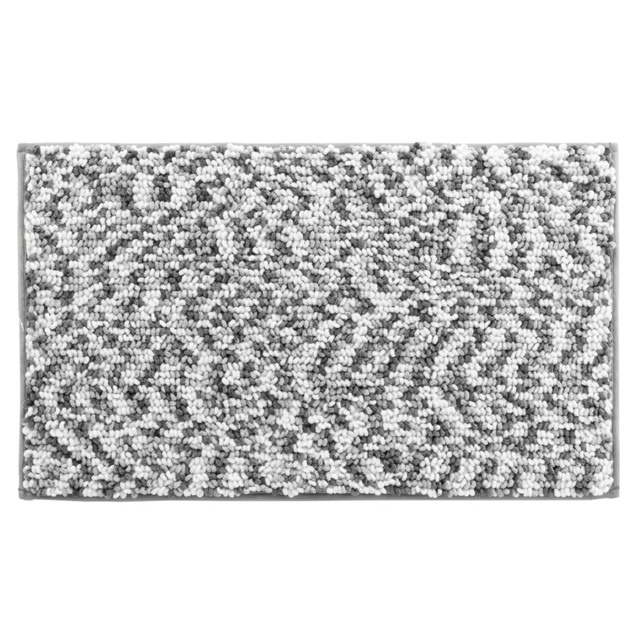 Tapis Salle De Bain/Wc|DOUCEUR D'INTERIEUR Tapis de bain microfibre (45 x 75 cm) Friza Gris Anthracite