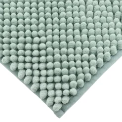 Linge De Bain|Tapis De Bain|TENDANCE Tapis de bain microfibre (50 x 80 cm) Boules Vert Eucalyptus
