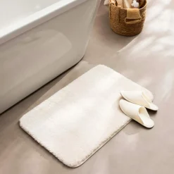 Linge De Bain|Tapis De Bain|douceur d'intu017drieur Tapis de bain microfibre (50 x 80 cm) Mael Ecru