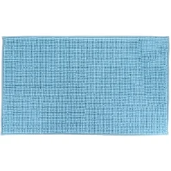 Linge De Bain|Tapis De Bain|TENDANCE Tapis de bain microfibre (45 x 75 cm) Boules Bleu clair