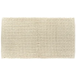Linge De Bain|Tapis De Bain|TENDANCE Tapis de bain microfibre (45 x 90 cm) Maille Beige