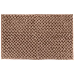Linge De Bain|Tapis De Bain|TENDANCE Tapis de bain microfibre (50 x 80 cm) Boules Cappuccino