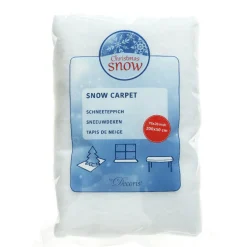 Cache Pied Sapin|KAEMINGK Tapis de neige rectangulaire (200 x 50 cm) Blanc