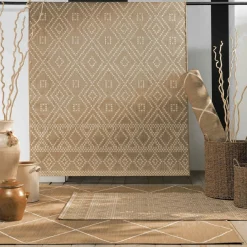 Tapis De Chambre/Salon|DOUCEUR D'INTERIEUR Tapis de salon (160 x 230 cm) Tania Beige