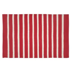 Tapis De Chambre/Salon|STOF Tapis de salon coton (60 x 90 cm) Calvi Rouge