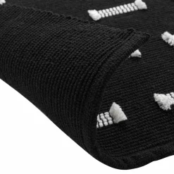 Tapis De Chambre/Salon|DOUCEUR D'INTERIEUR Tapis de salon coton (50 x 80 cm) Juline Noir