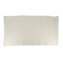 Tapis De Chambre/Salon|TENDANCE Tapis de salon coton (50 x 90 cm) Mimetisme Blanc et Ivoire
