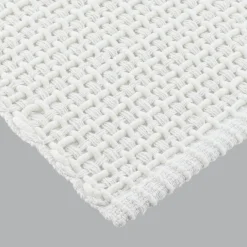 Tapis De Chambre/Salon|TENDANCE Tapis de salon coton (50 x 90 cm) Mimetisme Blanc