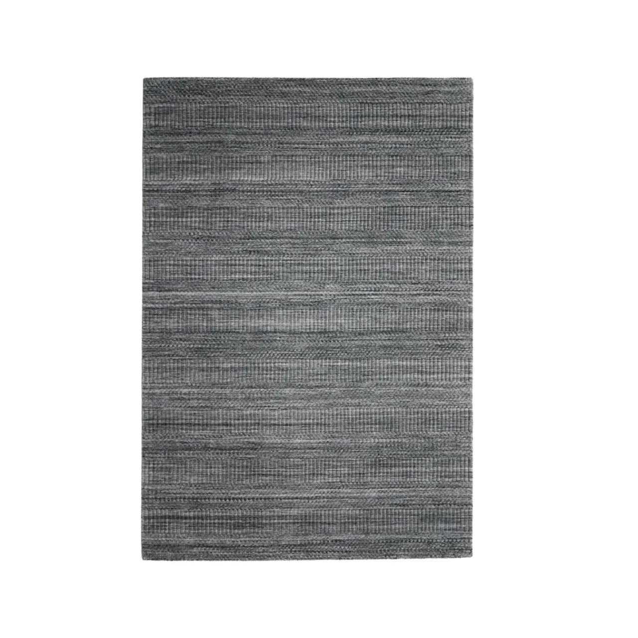 Tapis De Chambre/Salon|EMINZA Tapis de salon rectangulaire matière recyclée (140 x 200 cm) Aiko Gris