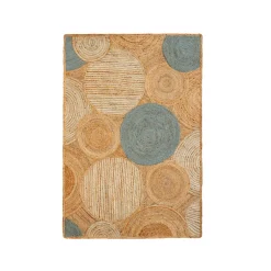Tapis De Chambre/Salon|EMINZA Tapis de salon rectangulaire jute tissée main (160 x 230 cm) Tara Marron