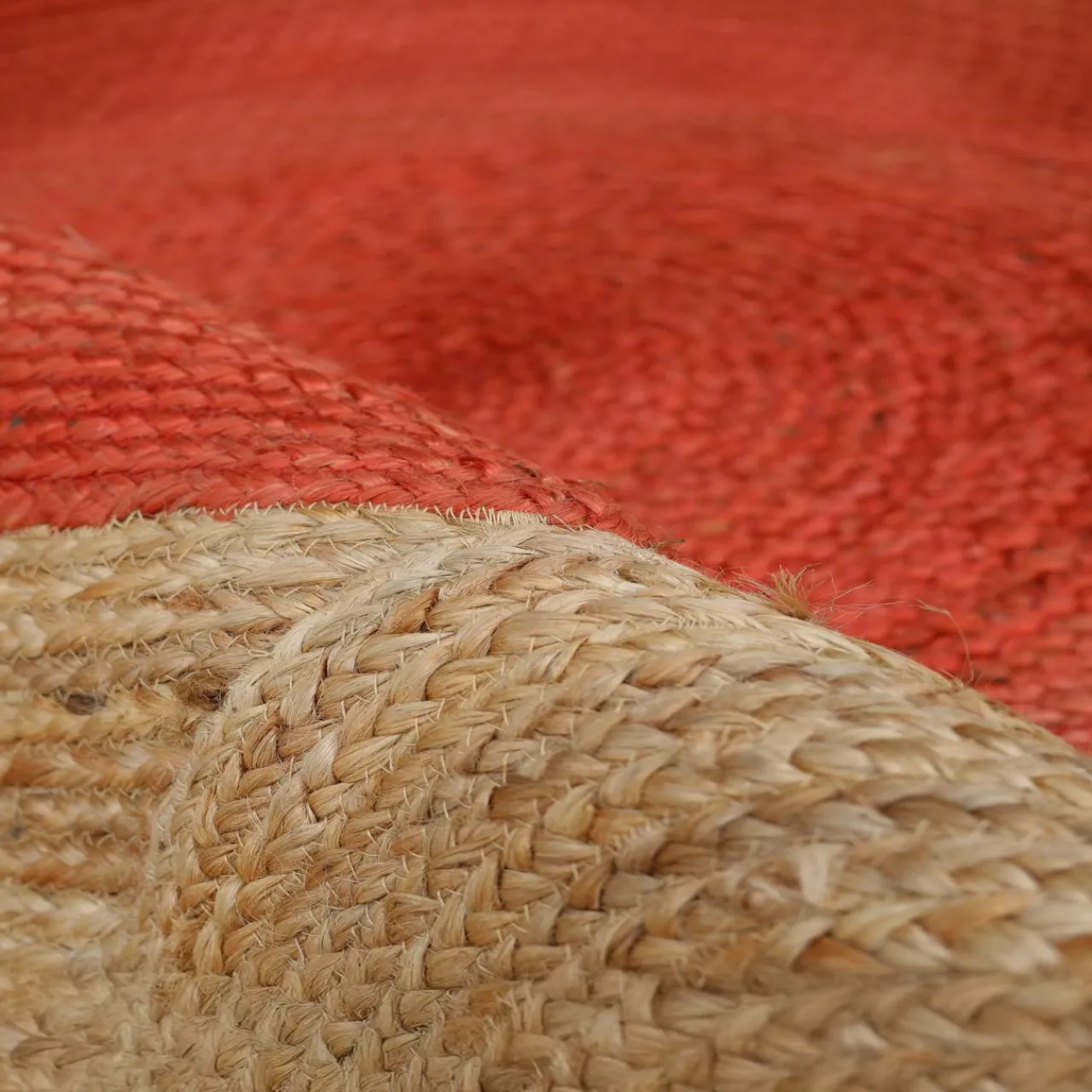 Tapis De Chambre/Salon|EMINZA Tapis de salon rectangulaire jute tissée main (140 x 200 cm) Tara Terracotta